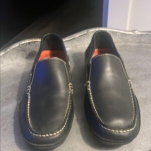 Black Leather Loafers